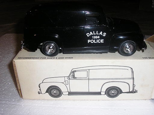 Dallas Police Department 1951 GMC Panel "Paddy Wagon" - Click Image to Close
